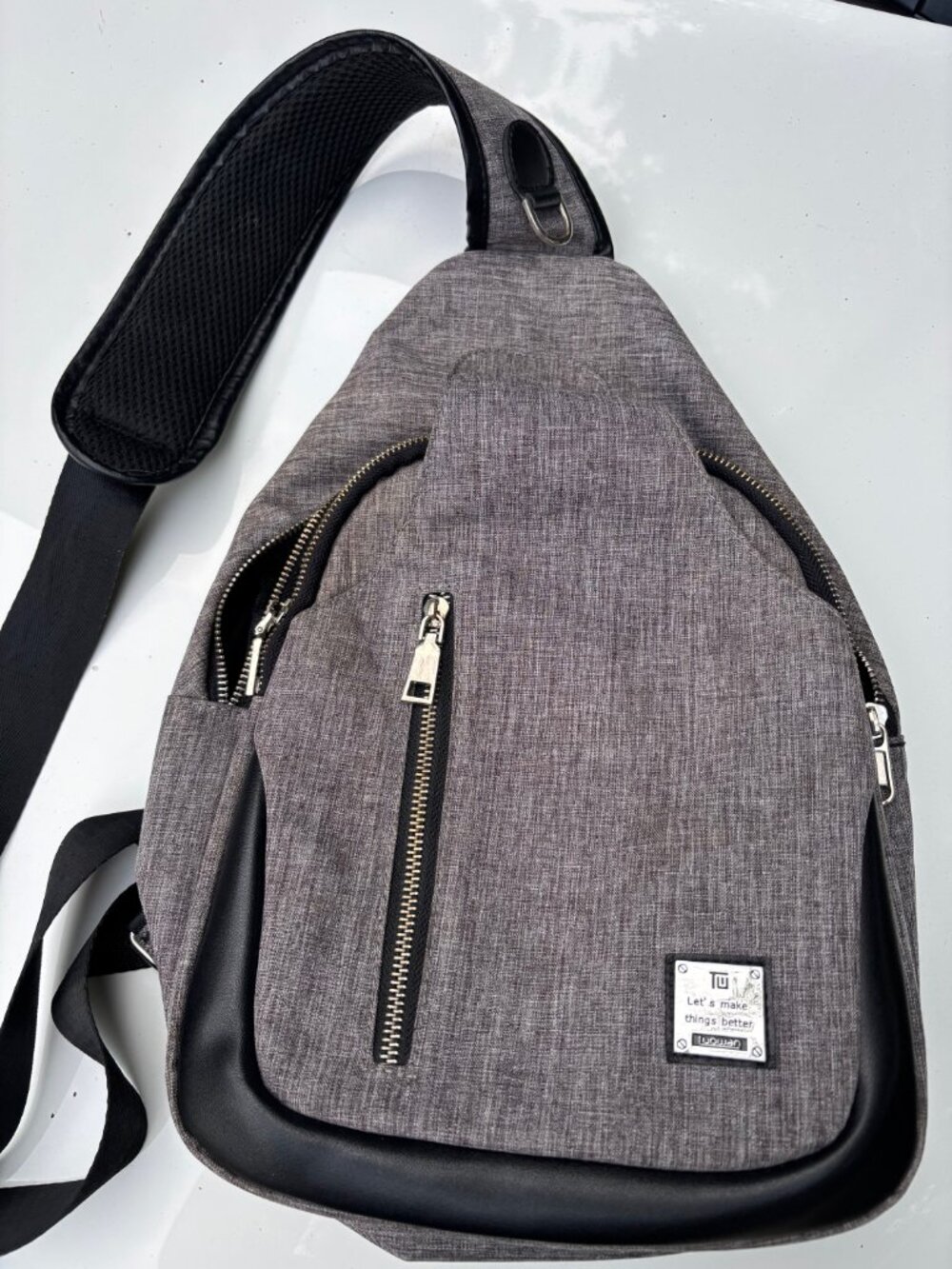 Tuowan Men/Women Small Sling Bag Crossbody Backpack